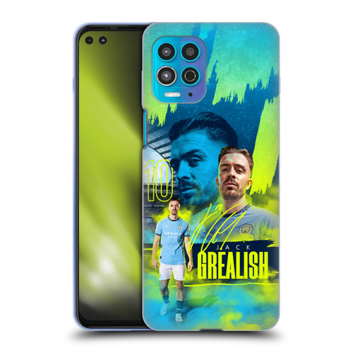 Manchester City Man City FC 2024/25 First Team Jack Grealish Soft Gel Case for Motorola Moto G100