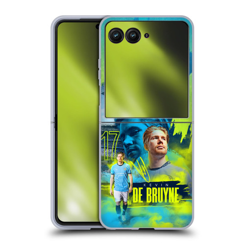 Manchester City Man City FC 2024/25 First Team Kevin De Bruyne Soft Gel Case for Motorola Razr 50 Ultra