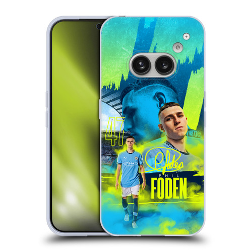 Manchester City Man City FC 2024/25 First Team Phil Foden Soft Gel Case for Nothing Phone (2a)