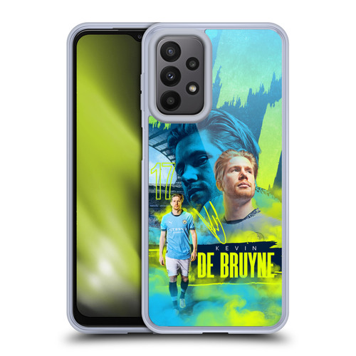 Manchester City Man City FC 2024/25 First Team Kevin De Bruyne Soft Gel Case for Samsung Galaxy A23 / 5G (2022)