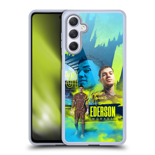 Manchester City Man City FC 2024/25 First Team Éderson Soft Gel Case for Samsung Galaxy M54 5G