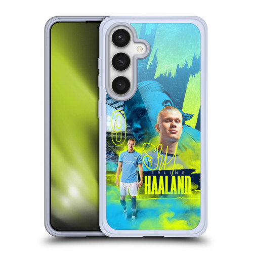 Manchester City Man City FC 2024/25 First Team Erling Haaland Soft Gel Case for Samsung Galaxy S24 5G