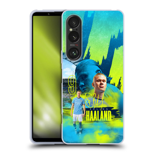Manchester City Man City FC 2024/25 First Team Erling Haaland Soft Gel Case for Sony Xperia 1 VI 5G
