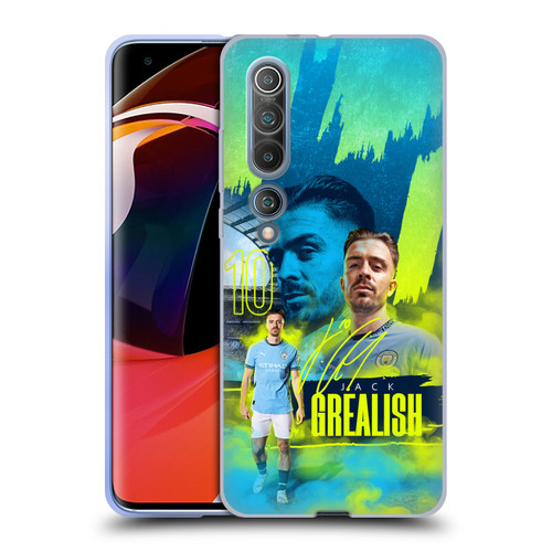 Manchester City Man City FC 2024/25 First Team Jack Grealish Soft Gel Case for Xiaomi Mi 10 5G / Mi 10 Pro 5G