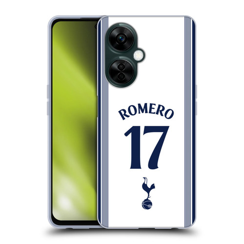 Tottenham Hotspur F.C. 2024/25 Players Home Kit Cristian Romero Soft Gel Case for OnePlus Nord N30 Tottenham Hotspur F.C. 2024/25 Players Home Kit Cristian Romero Soft Gel Case for OnePlus Nord N30
