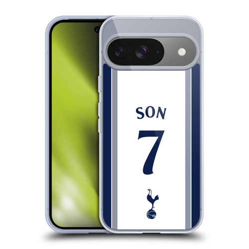 Tottenham Hotspur F.C. 2024/25 Players Home Kit Son Heung-Min Soft Gel Case for Google Pixel 9 / Pixel 9 Pro