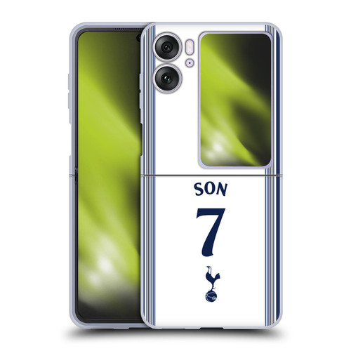 Tottenham Hotspur F.C. 2024/25 Players Home Kit Son Heung-Min Soft Gel Case for OPPO Find N2 Flip