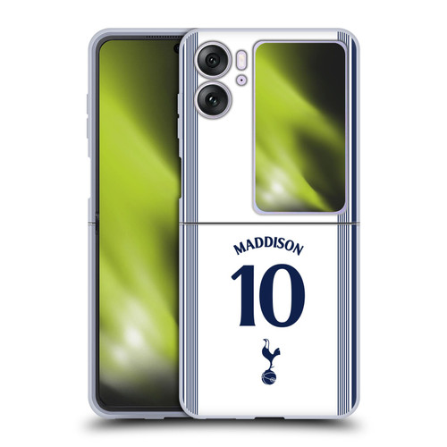 Tottenham Hotspur F.C. 2024/25 Players Home Kit James Maddison Soft Gel Case for OPPO Find N2 Flip