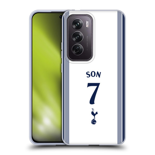Tottenham Hotspur F.C. 2024/25 Players Home Kit Son Heung-Min Soft Gel Case for OPPO Reno12 Pro 5G