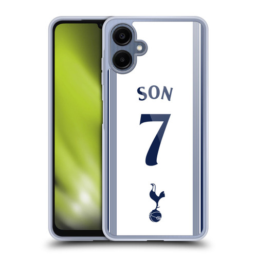 Tottenham Hotspur F.C. 2024/25 Players Home Kit Son Heung-Min Soft Gel Case for Samsung Galaxy A06 4G