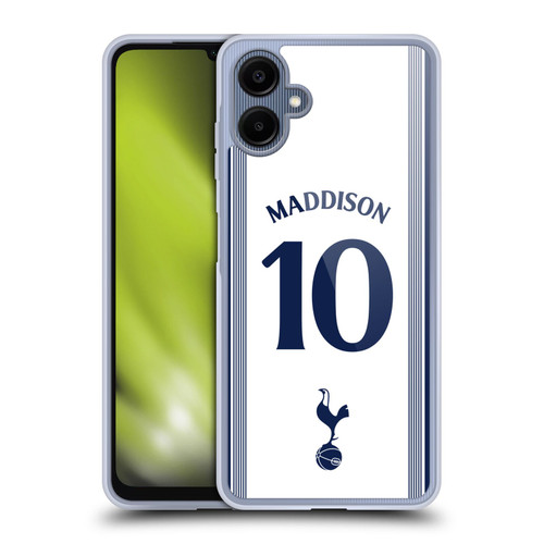 Tottenham Hotspur F.C. 2024/25 Players Home Kit James Maddison Soft Gel Case for Samsung Galaxy A06 4G