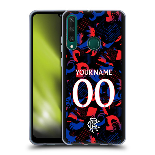 Custom Customised Personalised Rangers FC 2024/25 Kit Third Soft Gel Case for Huawei Y6p