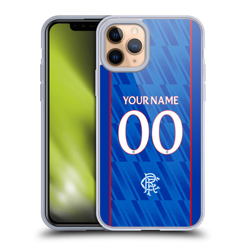 Custom Customised Personalised Rangers FC 2024/25 Kit Home Soft Gel Case for Apple iPhone 11 Pro Custom Customised Personalised Rangers FC 2024/25 Kit Home Soft Gel Case for Apple iPhone 11 Pro