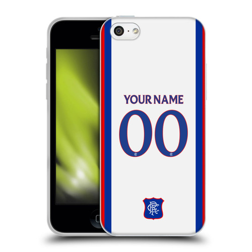 Custom Customised Personalised Rangers FC 2024/25 Kit Away Soft Gel Case for Apple iPhone 5c