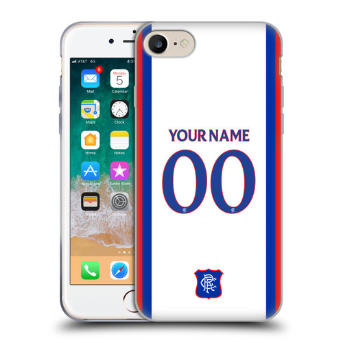 Custom Customised Personalised Rangers FC 2024/25 Kit Away Soft Gel Case for Apple iPhone 7 / 8 / SE 2020 & 2022 Custom Customised Personalised Rangers FC 2024/25 Kit Away Soft Gel Case for Apple iPhone 7 / 8 / SE 2020 & 2022