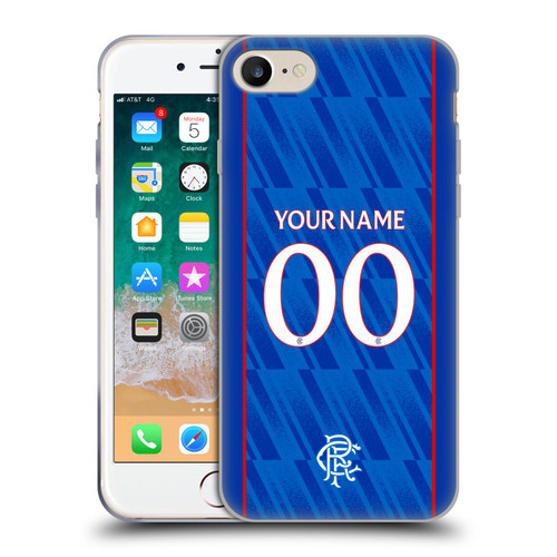 Custom Customised Personalised Rangers FC 2024/25 Kit Home Soft Gel Case for Apple iPhone 7 / 8 / SE 2020 & 2022 Custom Customised Personalised Rangers FC 2024/25 Kit Home Soft Gel Case for Apple iPhone 7 / 8 / SE 2020 & 2022