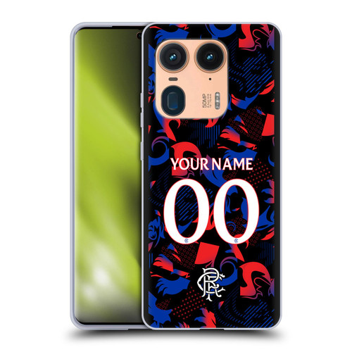 Custom Customised Personalised Rangers FC 2024/25 Kit Third Soft Gel Case for Motorola Edge 50 Ultra/X50 Ultra