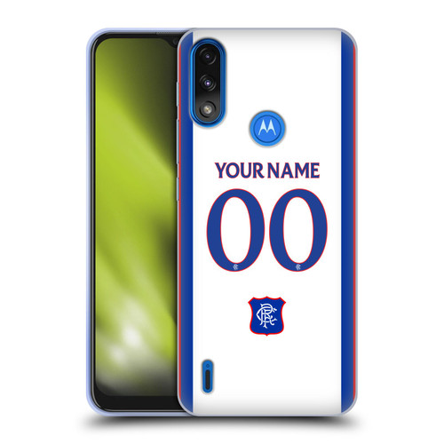 Custom Customised Personalised Rangers FC 2024/25 Kit Away Soft Gel Case for Motorola Moto E7 Power / Moto E7i Power Custom Customised Personalised Rangers FC 2024/25 Kit Away Soft Gel Case for Motorola Moto E7 Power / Moto E7i Power
