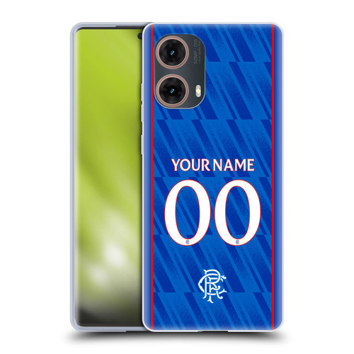 Custom Customised Personalised Rangers FC 2024/25 Kit Home Soft Gel Case for Motorola Moto G85