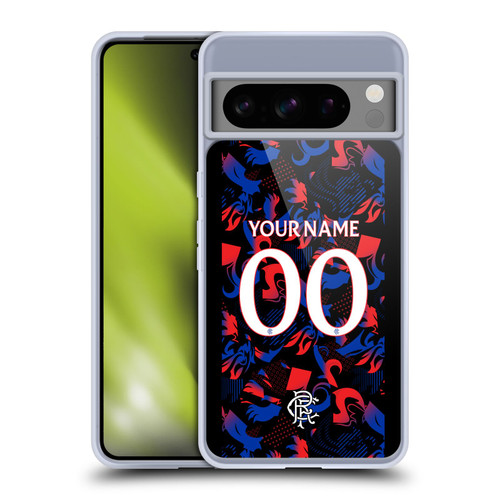 Custom Customised Personalised Rangers FC 2024/25 Kit Third Soft Gel Case for Google Pixel 8 Pro