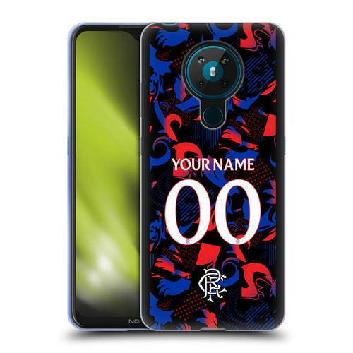 Custom Customised Personalised Rangers FC 2024/25 Kit Third Soft Gel Case for Nokia 5.3