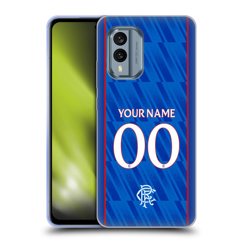 Custom Customised Personalised Rangers FC 2024/25 Kit Home Soft Gel Case for Nokia X30