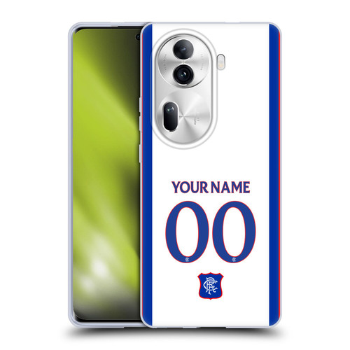 Custom Customised Personalised Rangers FC 2024/25 Kit Away Soft Gel Case for OPPO Reno11 Pro
