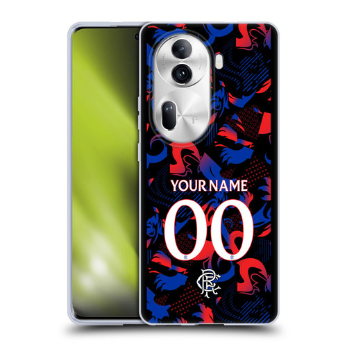 Custom Customised Personalised Rangers FC 2024/25 Kit Third Soft Gel Case for OPPO Reno11 Pro