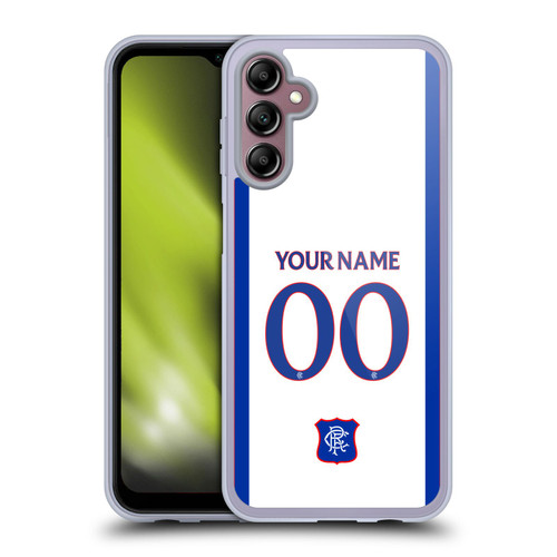 Custom Customised Personalised Rangers FC 2024/25 Kit Away Soft Gel Case for Samsung Galaxy A14 5G
