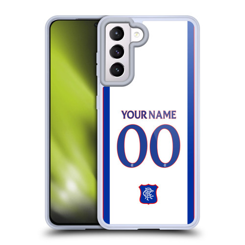 Custom Customised Personalised Rangers FC 2024/25 Kit Away Soft Gel Case for Samsung Galaxy S21 5G