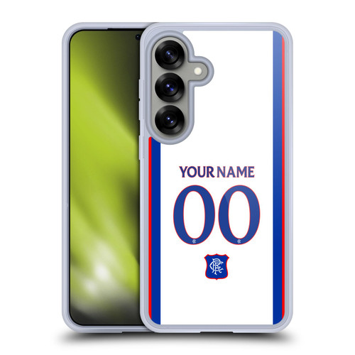 Custom Customised Personalised Rangers FC 2024/25 Kit Away Soft Gel Case for Samsung Galaxy S25