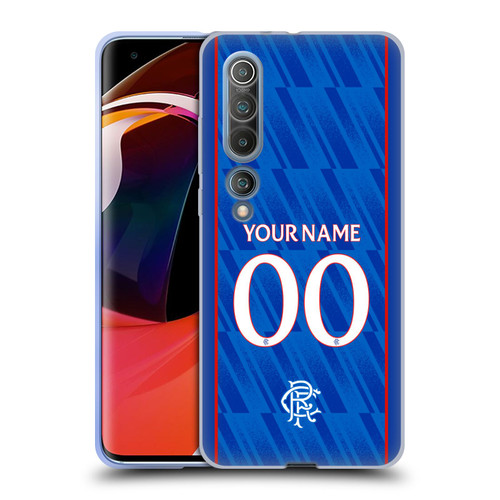 Custom Customised Personalised Rangers FC 2024/25 Kit Home Soft Gel Case for Xiaomi Mi 10 5G / Mi 10 Pro 5G