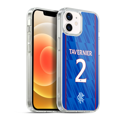 Rangers FC 2024/25 Players Home Kit James Tavernier Soft Gel Case for Apple iPhone 12 / iPhone 12 Pro & MagSafe