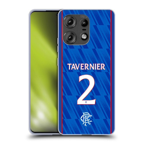 Rangers FC 2024/25 Players Home Kit James Tavernier Soft Gel Case for Motorola Edge 50 Pro