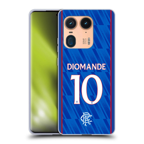 Rangers FC 2024/25 Players Home Kit Mohamed Diomande Soft Gel Case for Motorola Edge 50 Ultra/X50 Ultra