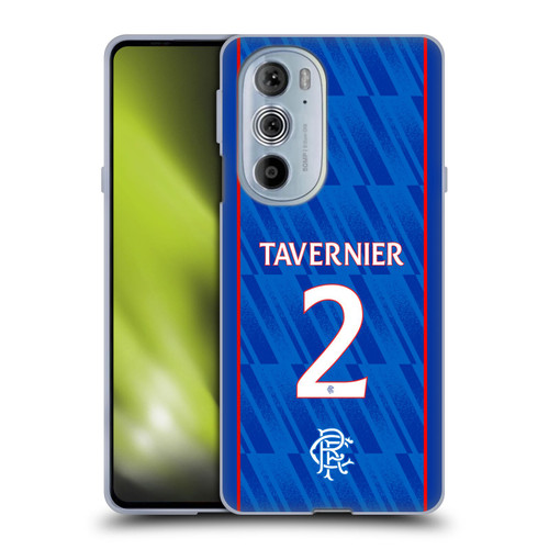 Rangers FC 2024/25 Players Home Kit James Tavernier Soft Gel Case for Motorola Edge X30