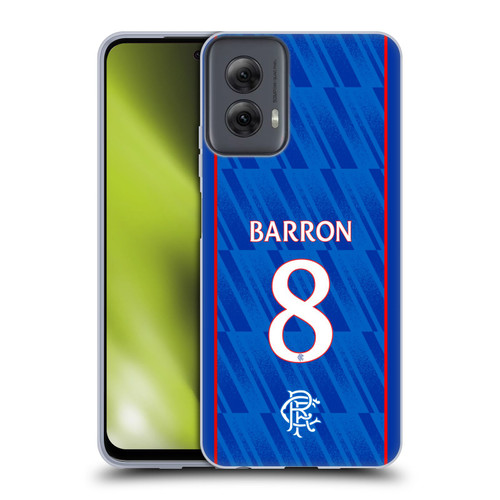 Rangers FC 2024/25 Players Home Kit Connor Barron Soft Gel Case for Motorola Moto G Power (2024)