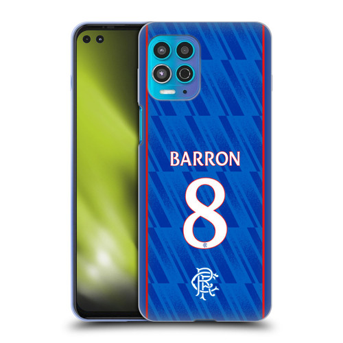 Rangers FC 2024/25 Players Home Kit Connor Barron Soft Gel Case for Motorola Moto G100