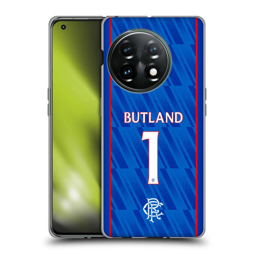 Rangers FC 2024/25 Players Home Kit Jack Butland Soft Gel Case for OnePlus 11 5G