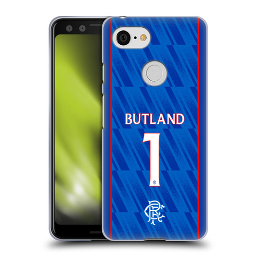 Rangers FC 2024/25 Players Home Kit Jack Butland Soft Gel Case for Google Pixel 3