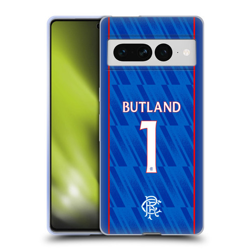 Rangers FC 2024/25 Players Home Kit Jack Butland Soft Gel Case for Google Pixel 7 Pro