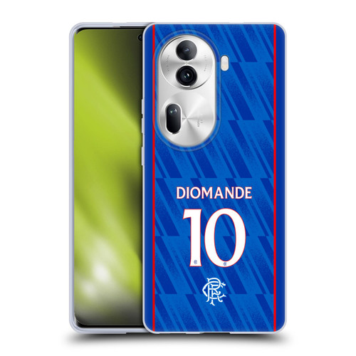 Rangers FC 2024/25 Players Home Kit Mohamed Diomande Soft Gel Case for OPPO Reno11 Pro