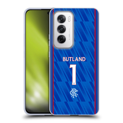 Rangers FC 2024/25 Players Home Kit Jack Butland Soft Gel Case for OPPO Reno12 5G