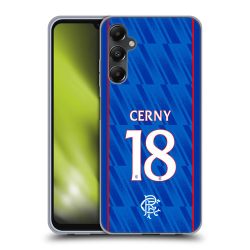 Rangers FC 2024/25 Players Home Kit Cerný Soft Gel Case for Samsung Galaxy A05s