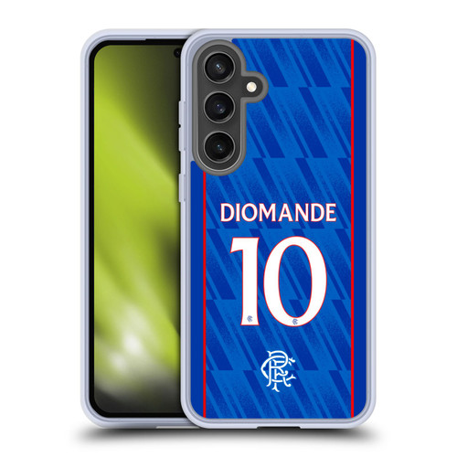 Rangers FC 2024/25 Players Home Kit Mohamed Diomande Soft Gel Case for Samsung Galaxy S24 FE
