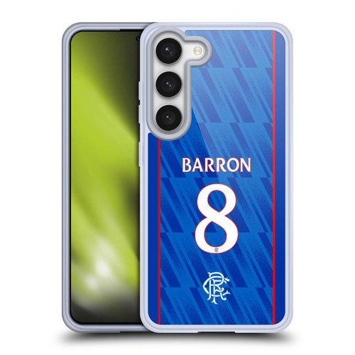 Rangers FC 2024/25 Players Home Kit Connor Barron Soft Gel Case for Samsung Galaxy S23 5G Rangers FC 2024/25 Players Home Kit Connor Barron Soft Gel Case for Samsung Galaxy S23 5G