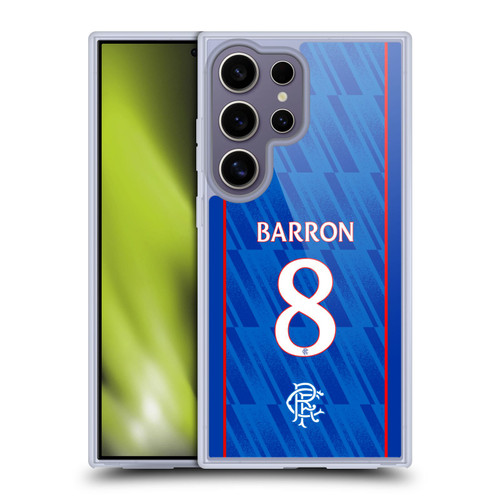 Rangers FC 2024/25 Players Home Kit Connor Barron Soft Gel Case for Samsung Galaxy S25 Ultra