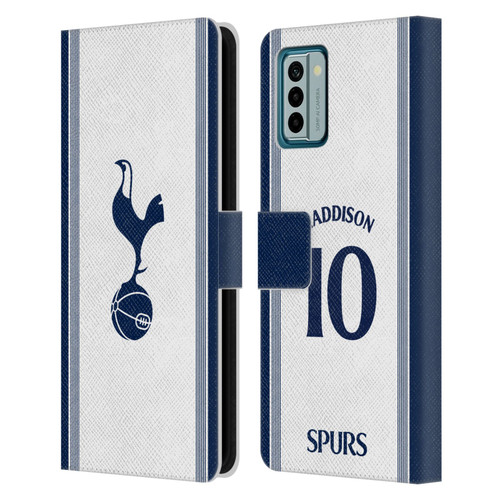 Tottenham Hotspur F.C. 2024/25 Players Home Kit James Maddison Leather Book Wallet Case Cover For Nokia G42