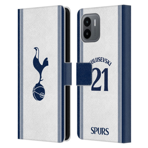 Tottenham Hotspur F.C. 2024/25 Players Home Kit Dejan Kulusevski Leather Book Wallet Case Cover For Xiaomi Redmi A2