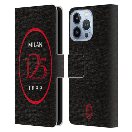 AC Milan 125th Anniversary Black Logo Leather Book Wallet Case Cover For Apple iPhone 13 Pro AC Milan 125th Anniversary Black Logo Leather Book Wallet Case Cover For Apple iPhone 13 Pro